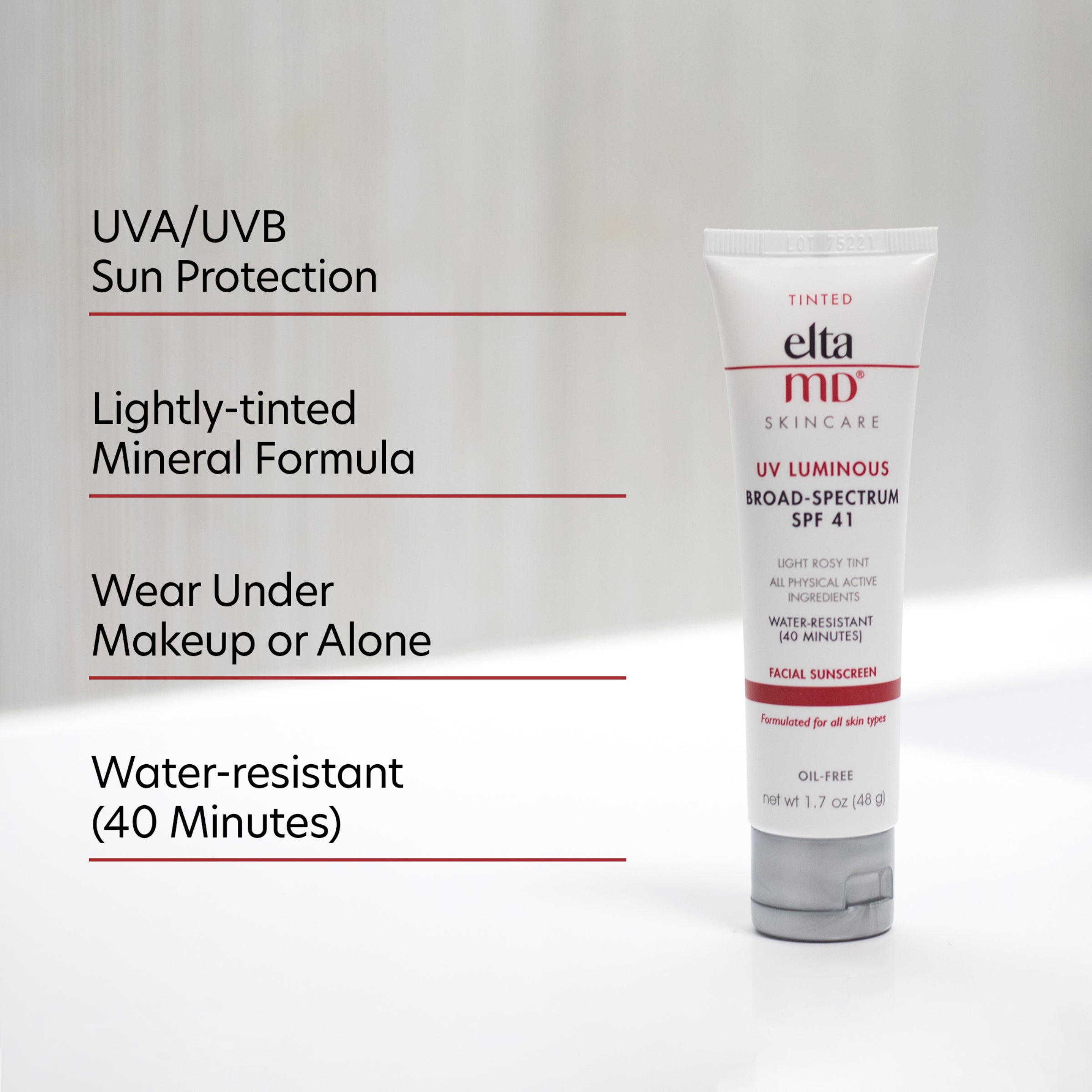 EltaMD UV Luminous Broad-Spectrum SPF 41